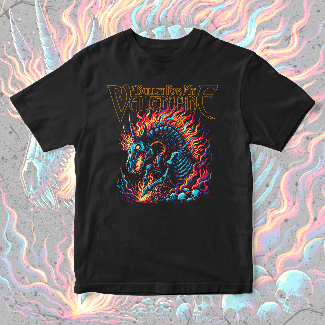 Camiseta Bullet For My Valentine | Burning Horse