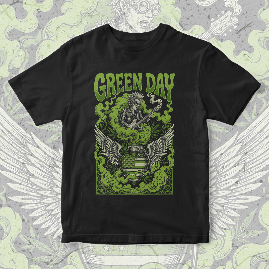 Camiseta Green Day | Herbal Riot