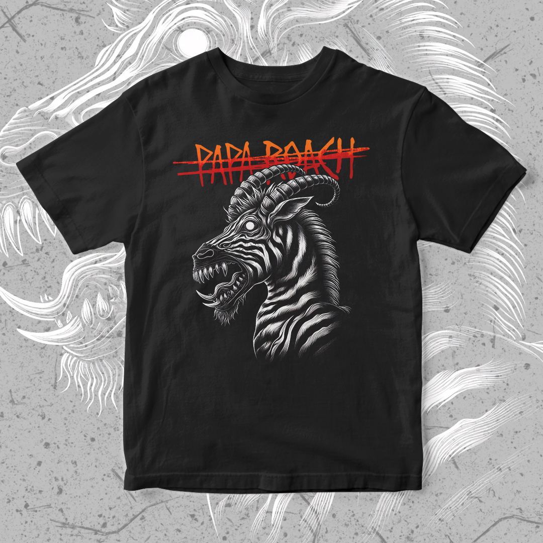 Camiseta Papa Roach | Stripes Into Pieces