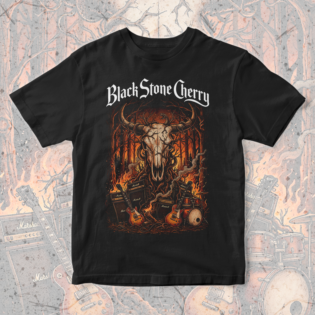 Camiseta Black Stone Cherry | Blazing Roots Concert