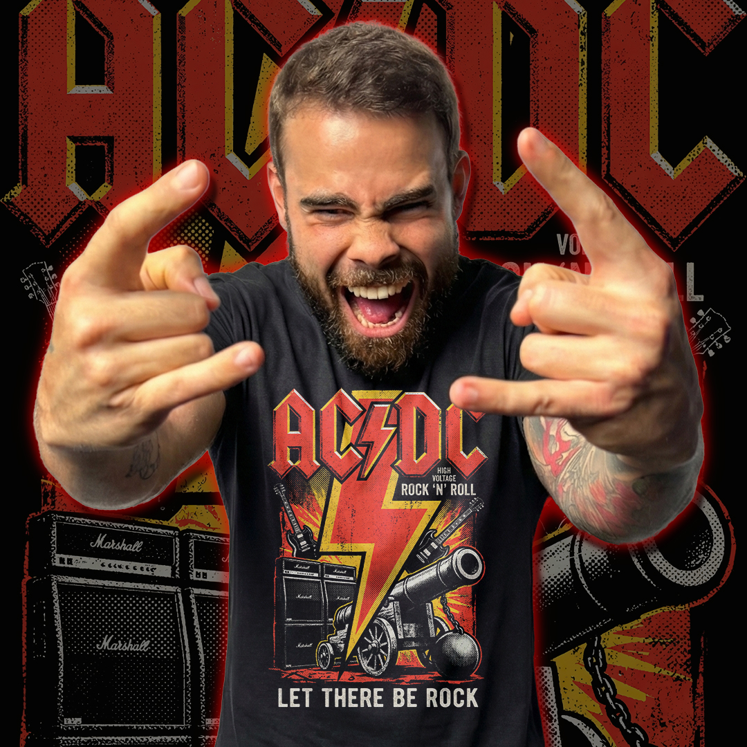 Camiseta AC/DC | Let There Be Rock