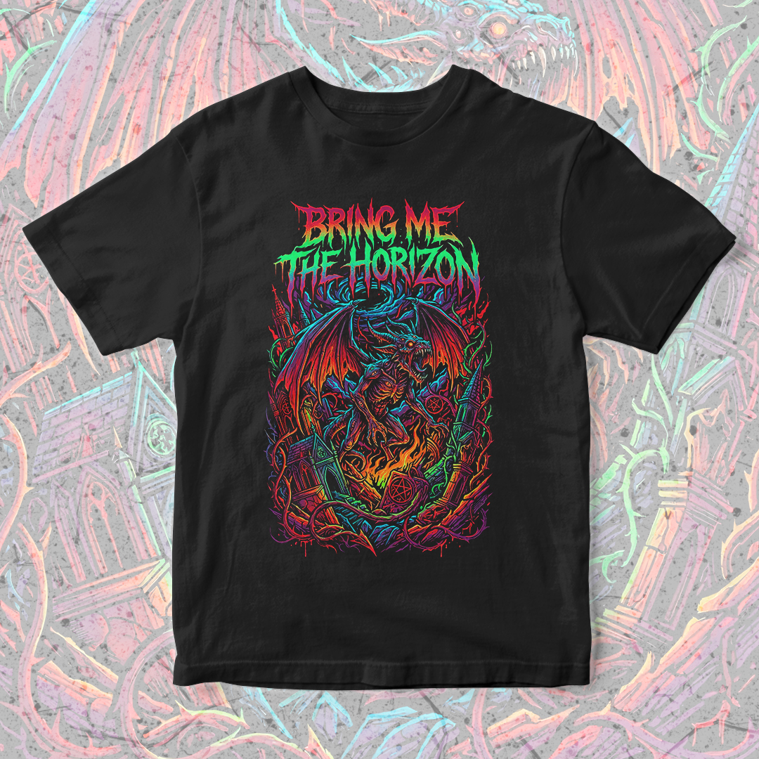 Camiseta Bring Me The Horizon | Neon Chaos