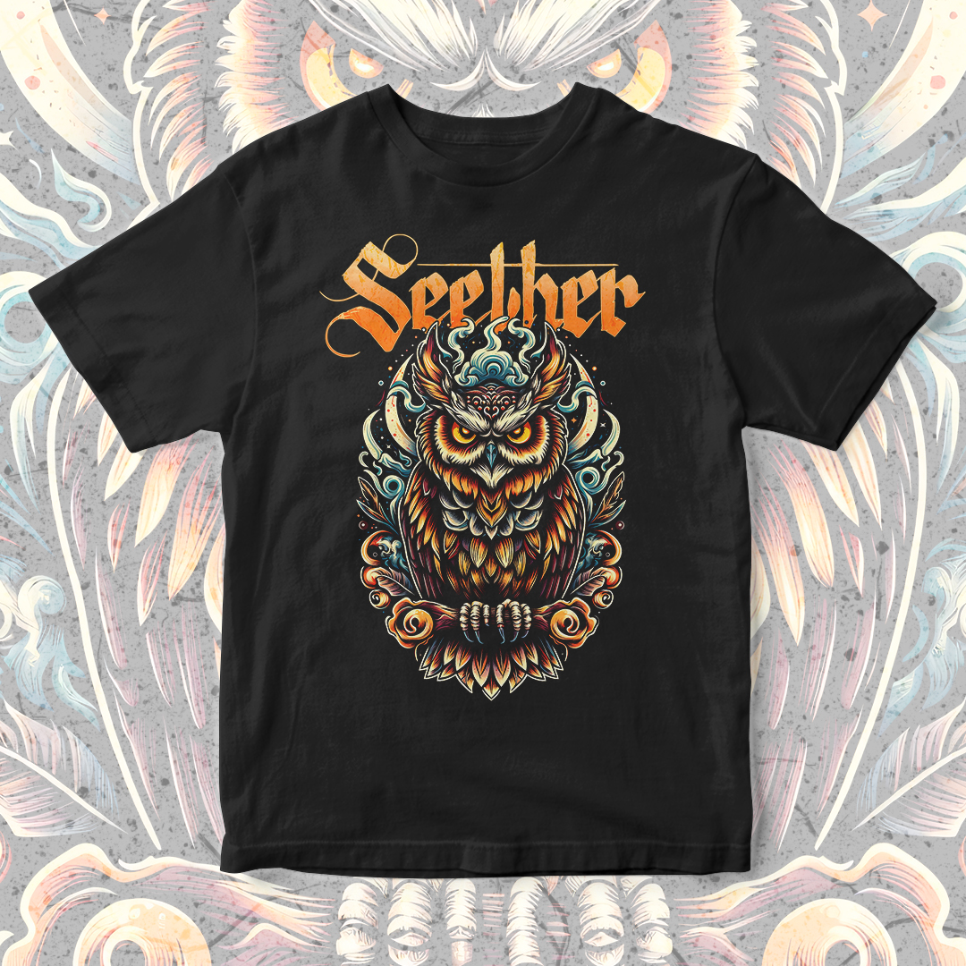 Camiseta Seether | Feathered Omen