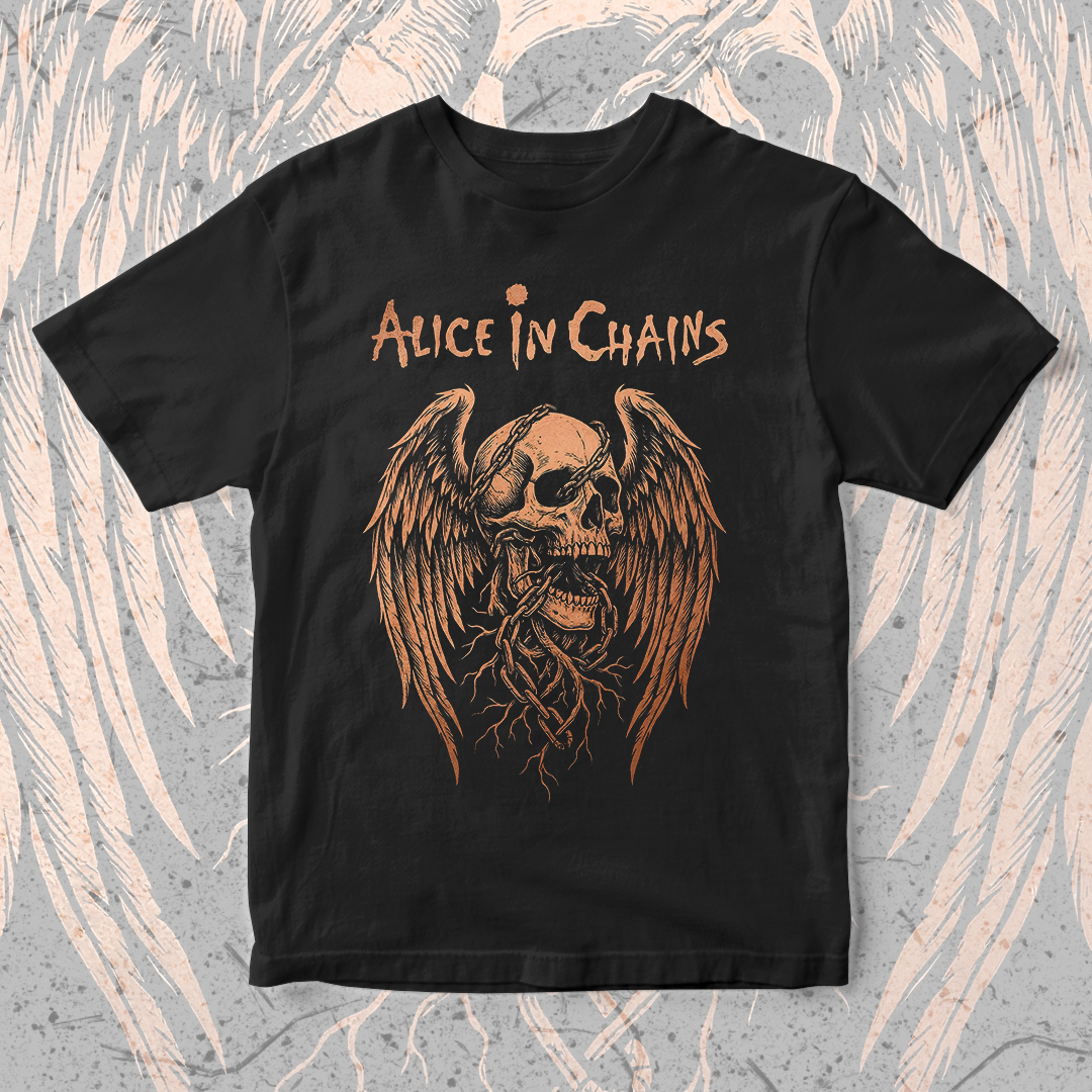 Camiseta Alice in Chains | Chains and Wings
