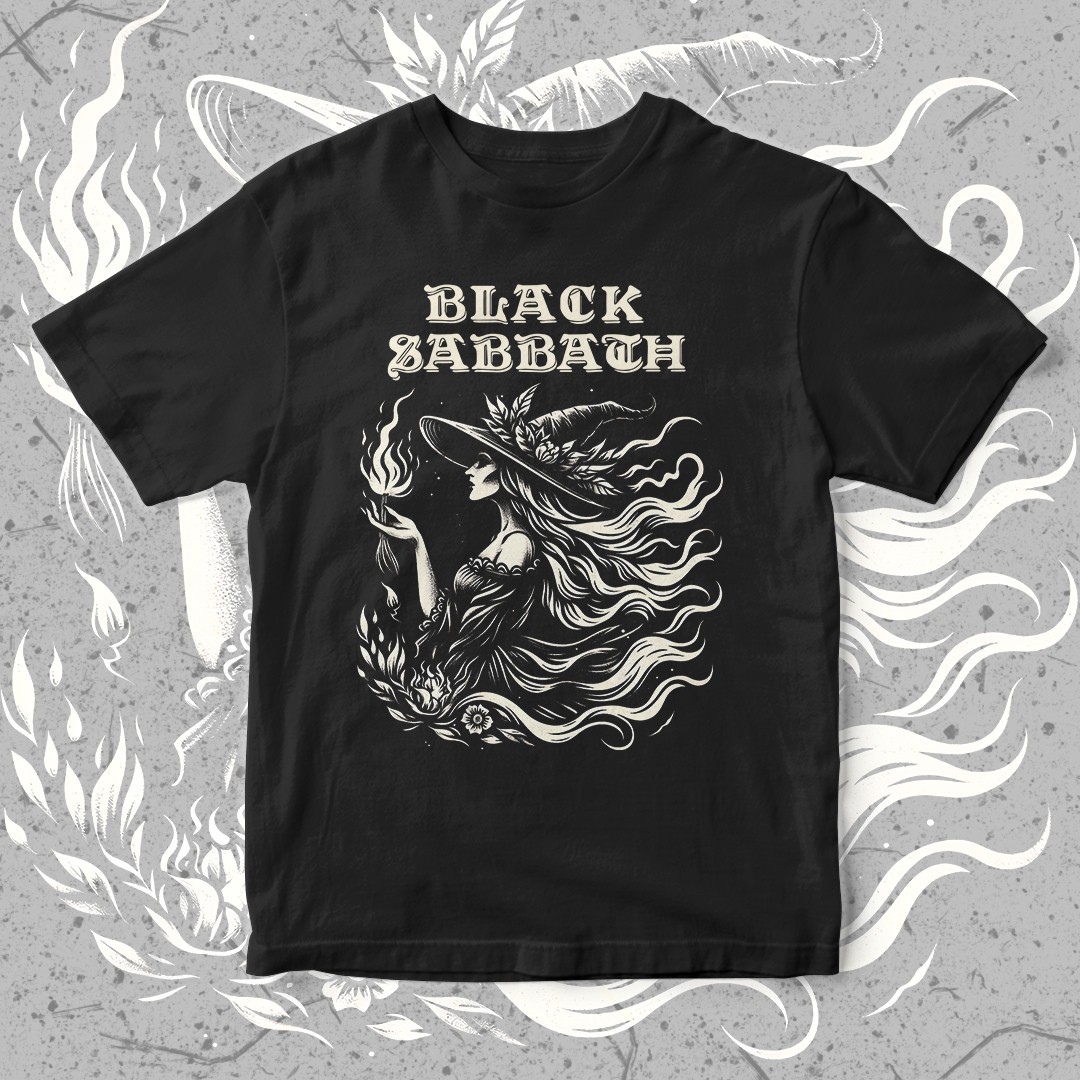Camiseta Black Sabbath | Witch Flame