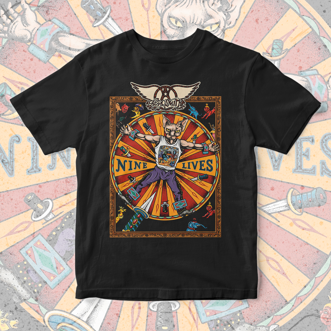 Camiseta Aerosmith | Nine Lives