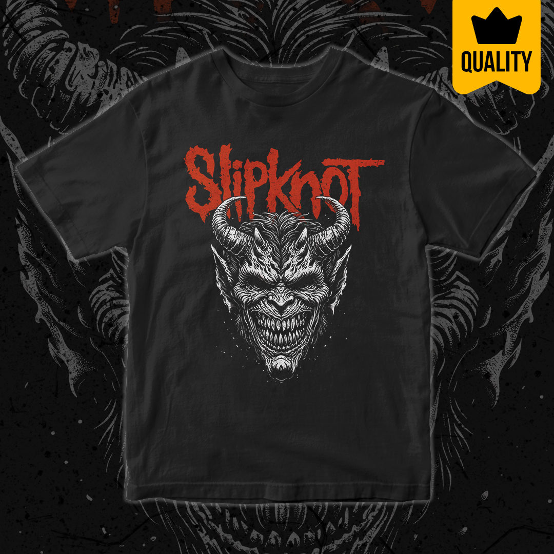 Camiseta Quality Slipknot | The Devil In I