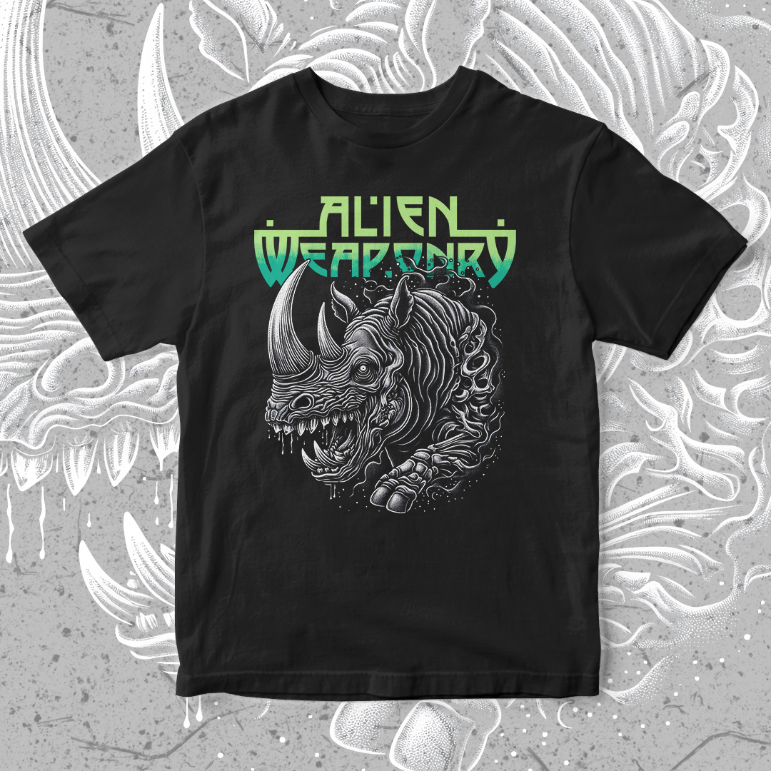 Camiseta Alien Weaponry | Rhino of Ruānuku