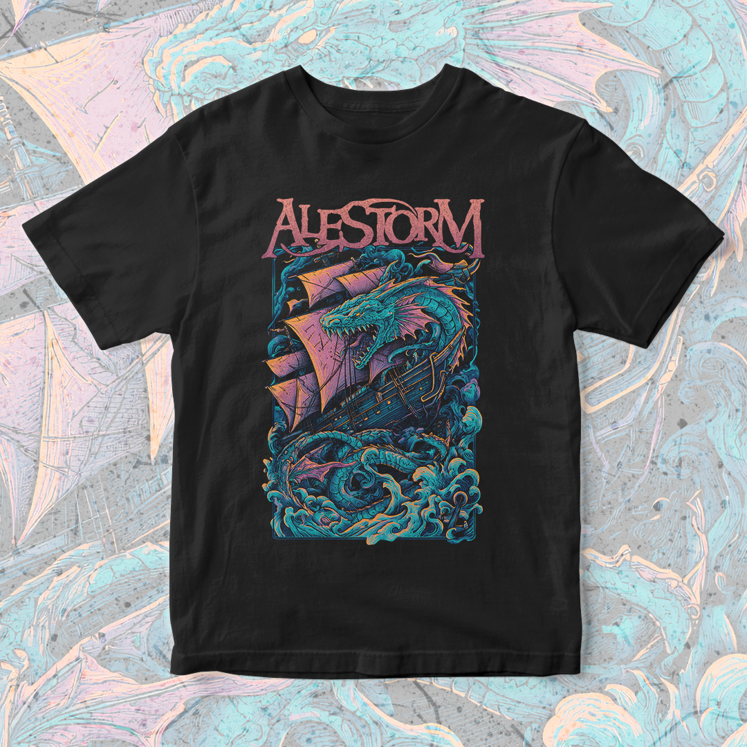Camiseta Alestorm | Sea Serpent Strike