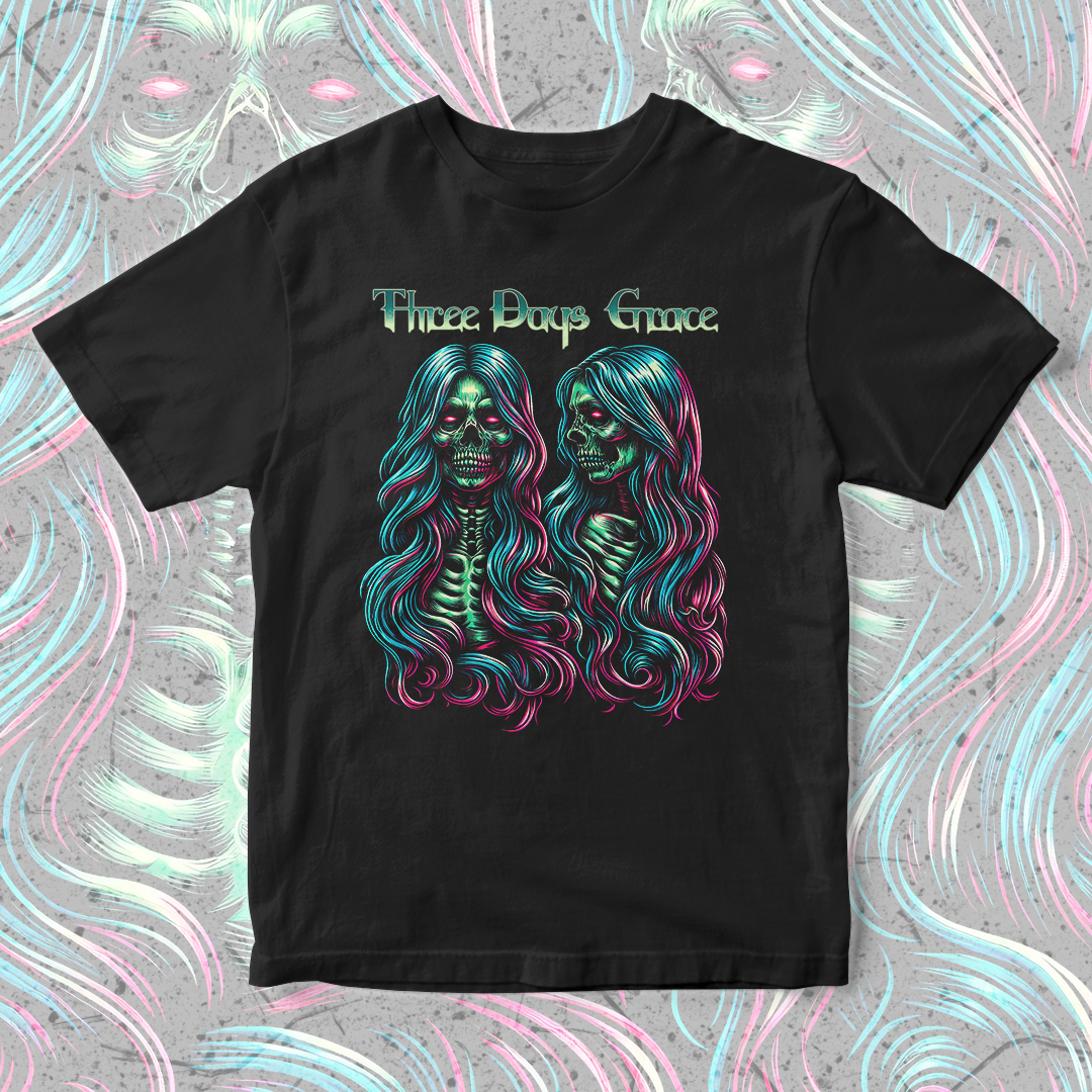 Camiseta Three Days Grace | Beautifully Broken Bones