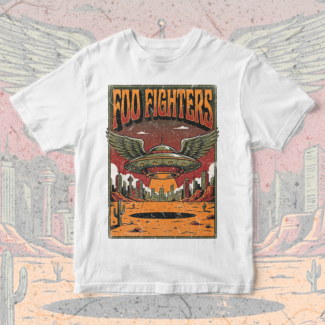Camiseta Foo Fighters | Flying Fortress