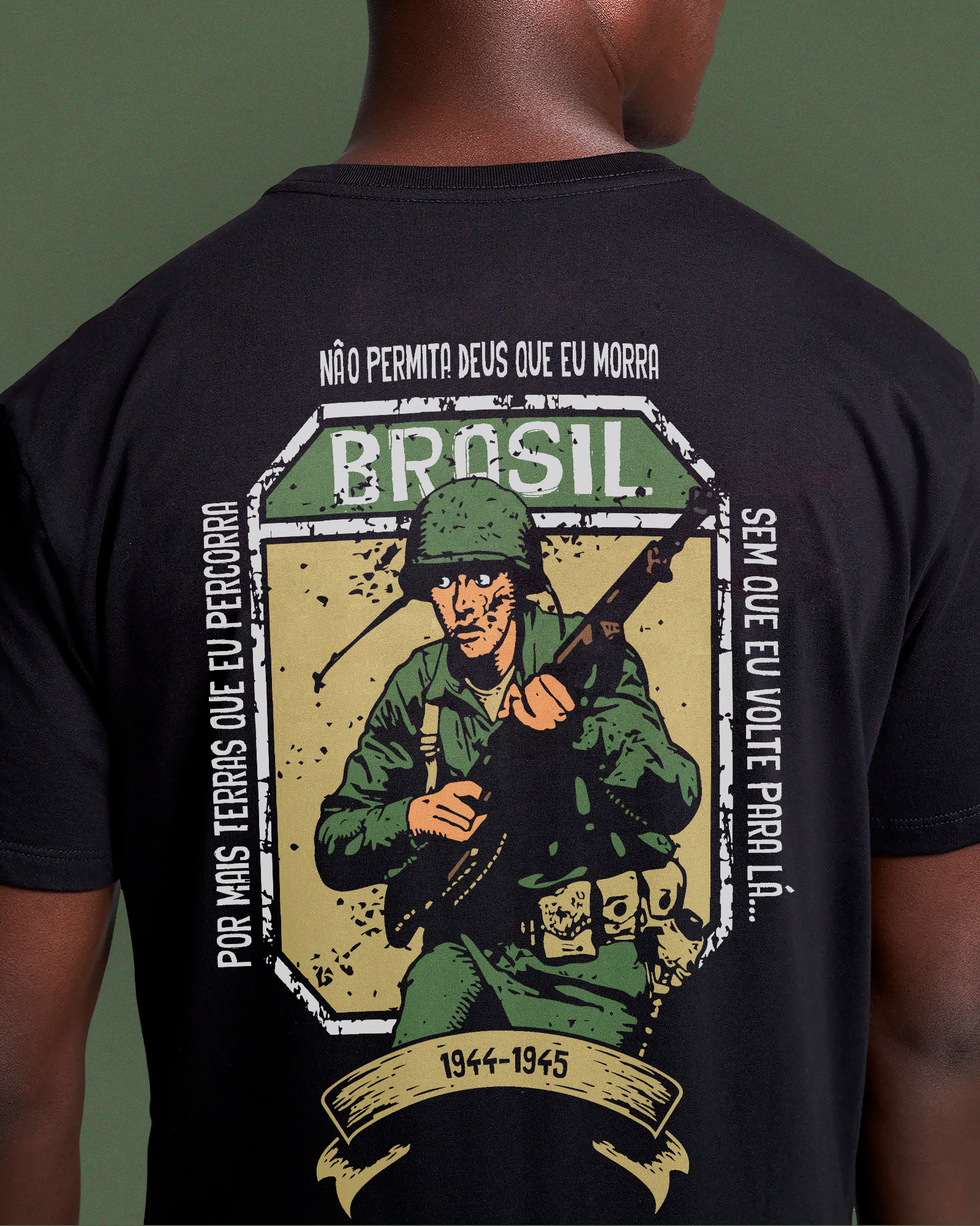 T-SHIRT PREMIUM NÃO PERMITA DEUS QUE EU MORRA