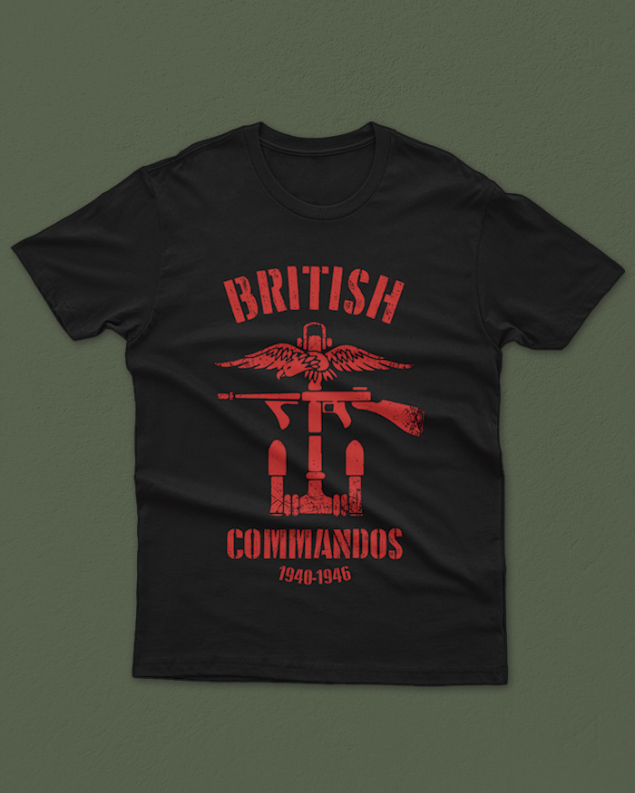 T-SHIRT ESSENTIAL BRITISH COMMANDOS