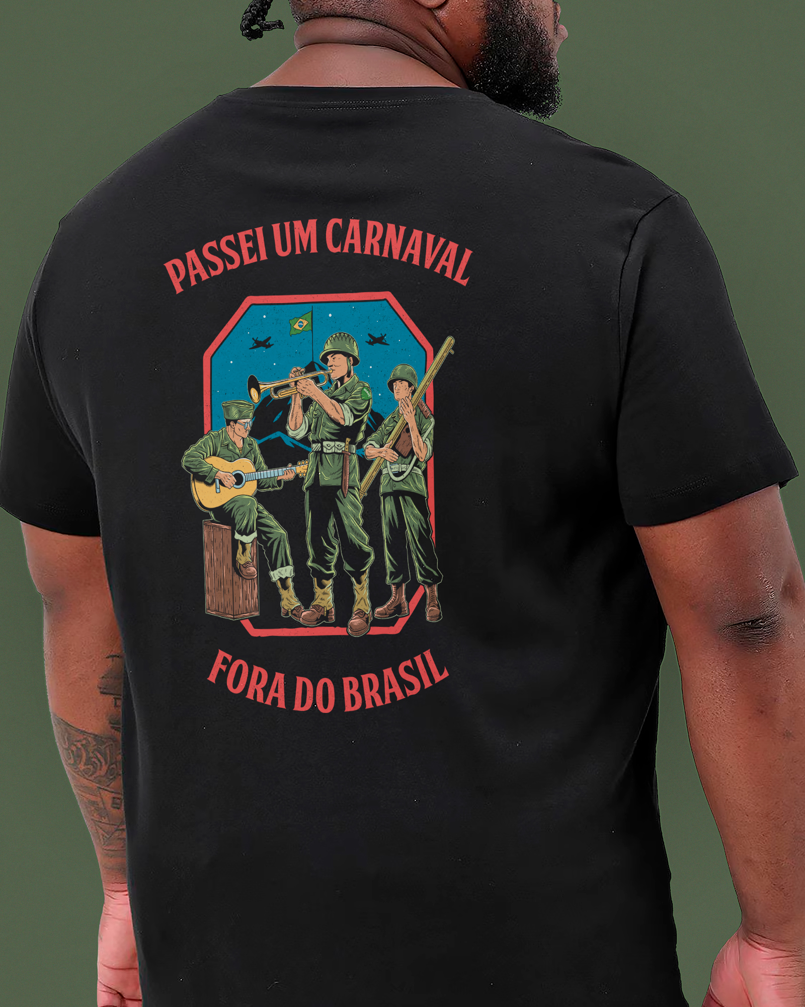 T-SHIRT PLUS SIZE CARNAVAL DOS PRACINHAS