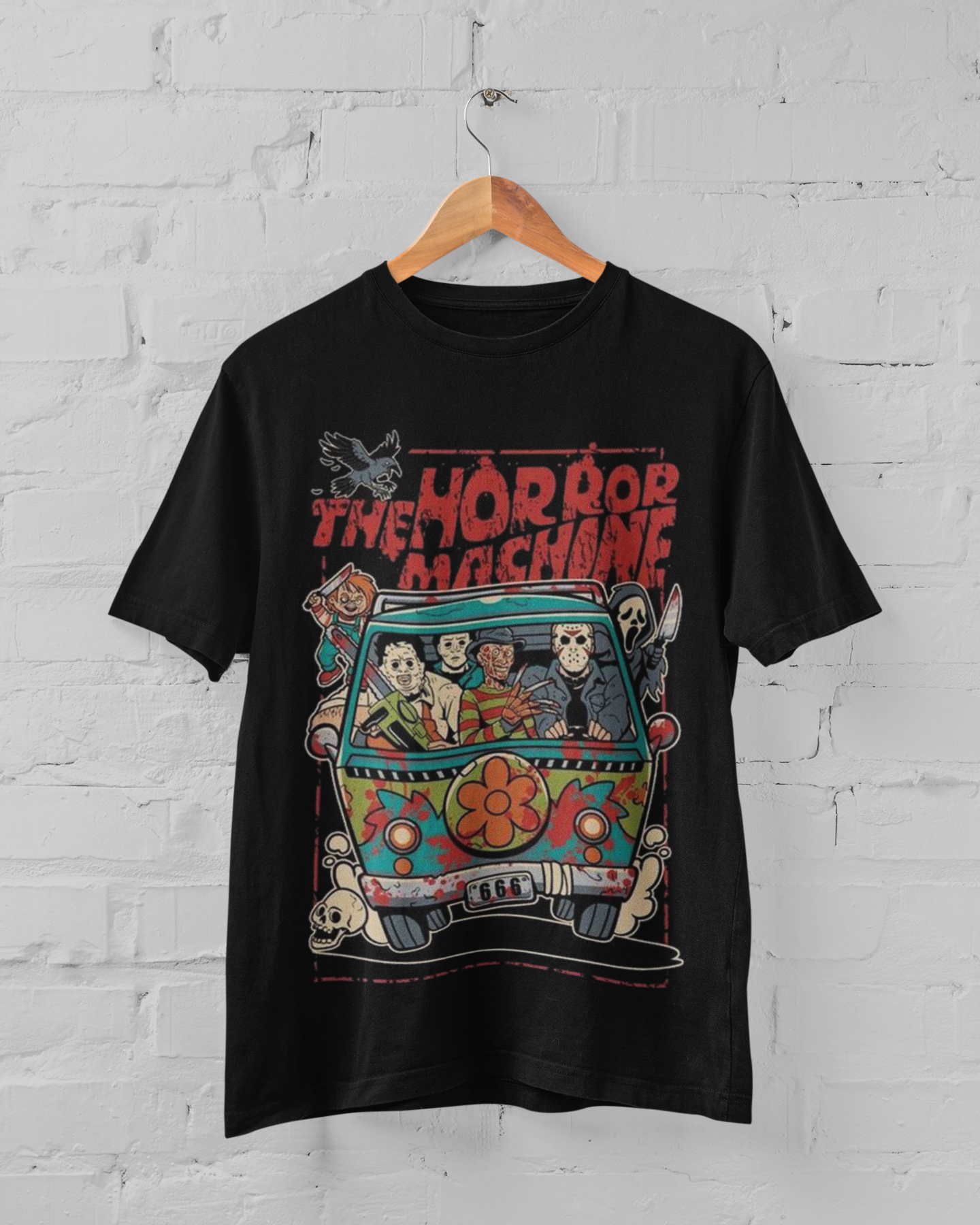 Nome do produto: Camiseta The horror machine