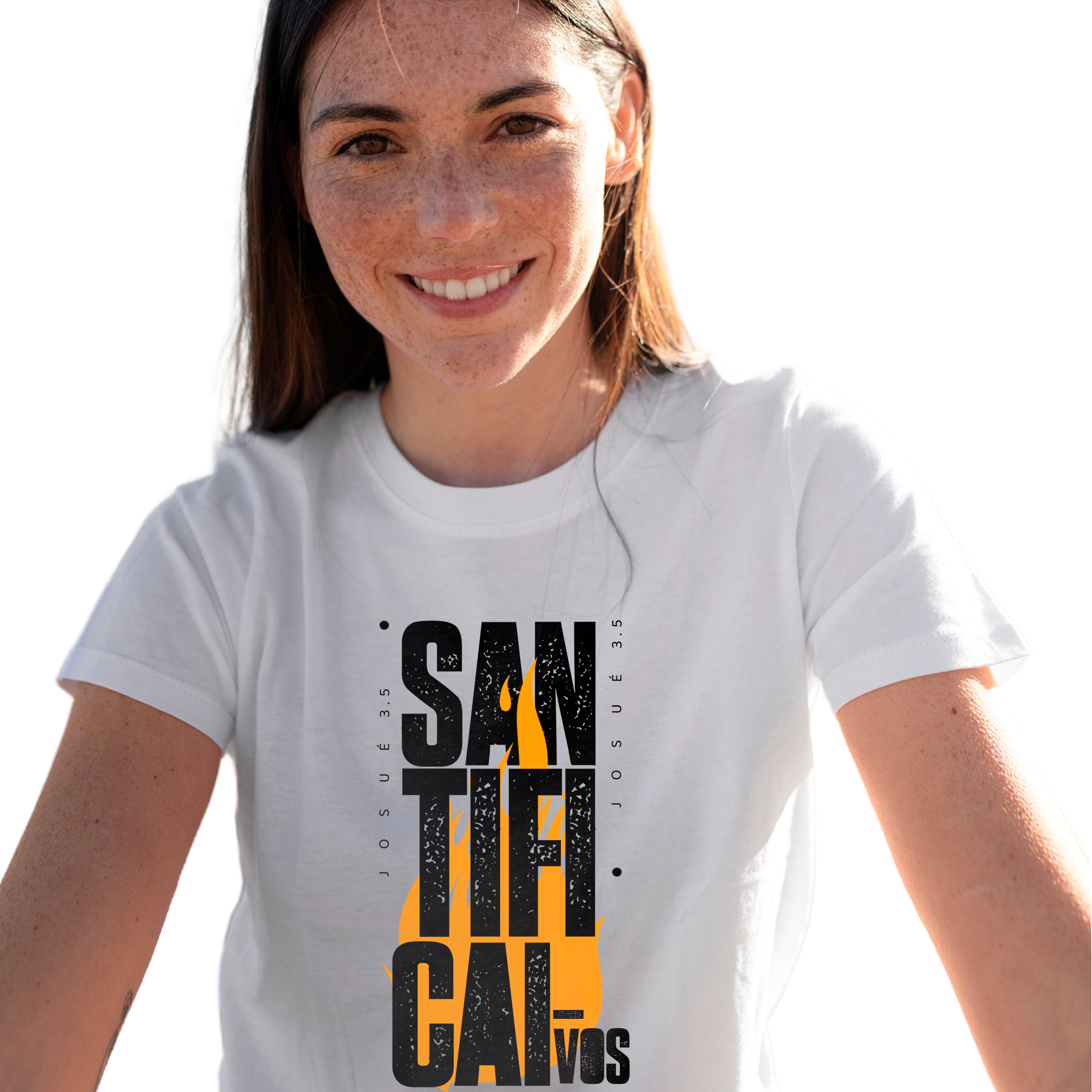 Nome do produto: Camisa Santificai-vos - Feminina