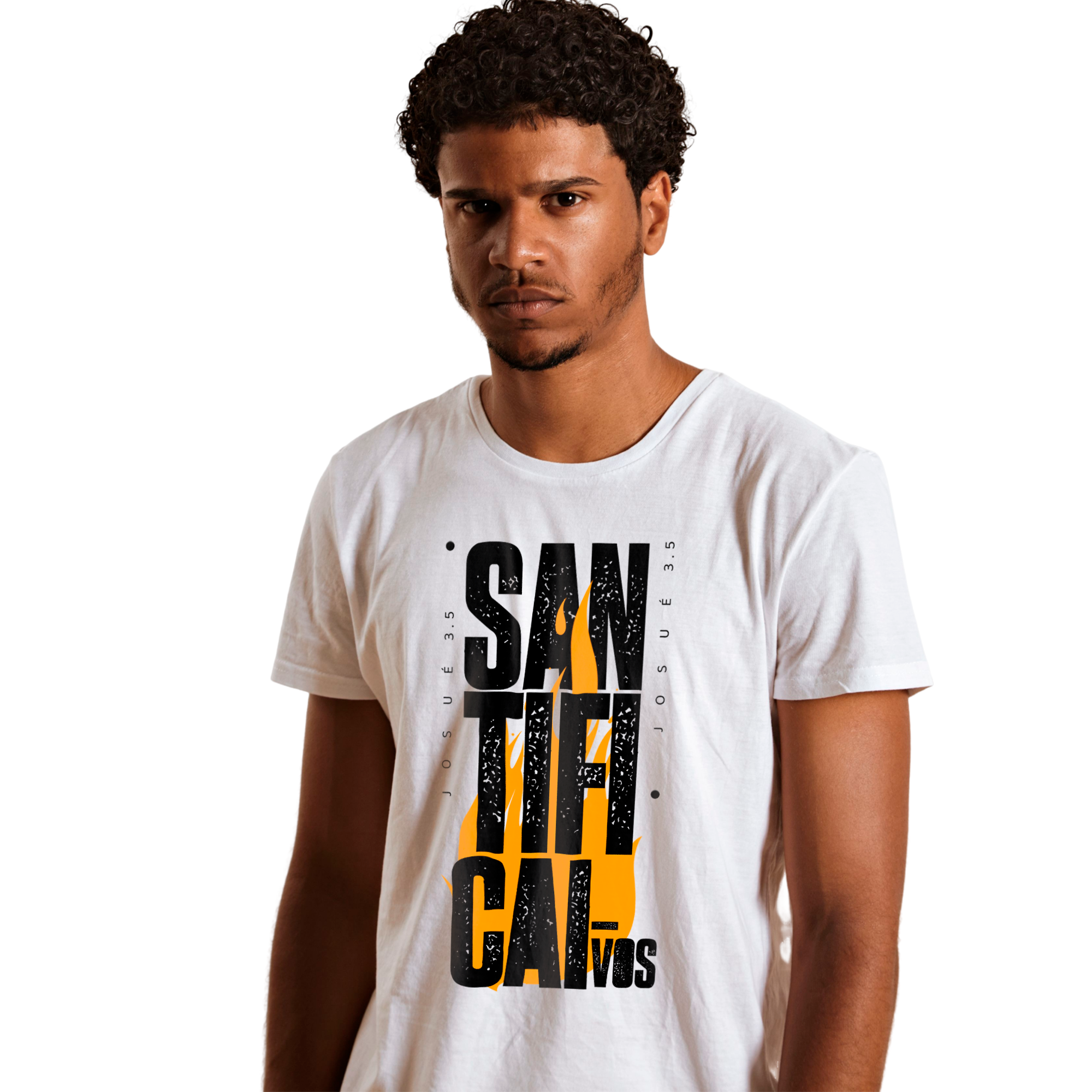 Nome do produto: Camisa Santificai-vos - Masculina