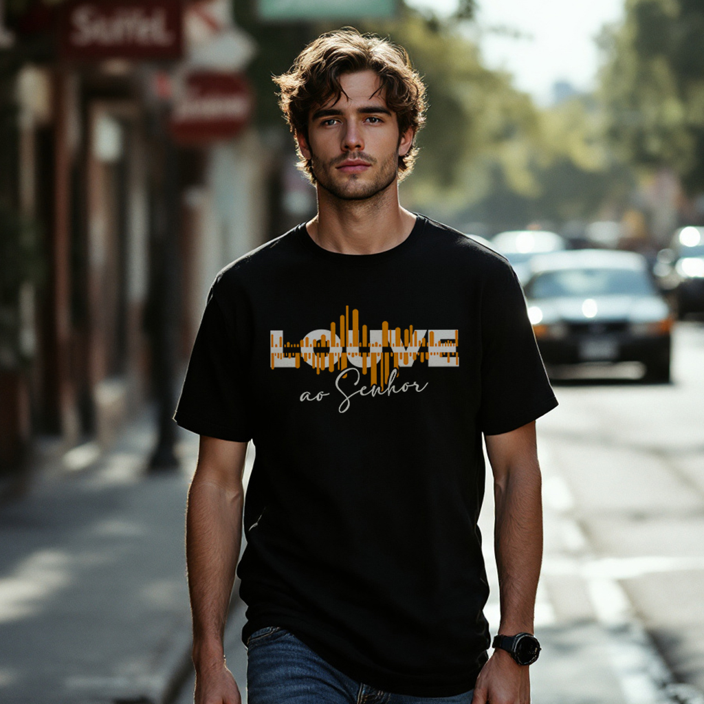 Nome do produto: Camisa Quallity Louve ao Senhor