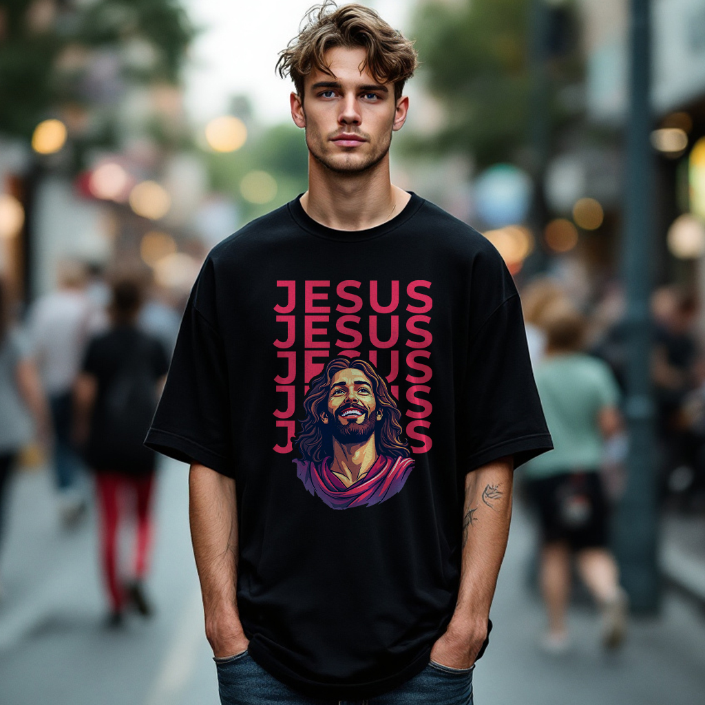 Nome do produto: Camisa Oversized Jesus