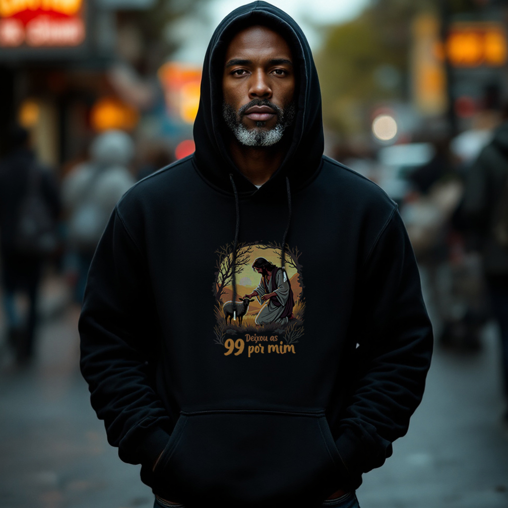Nome do produto: Moletom Canguru Deixou as 99 por Mim