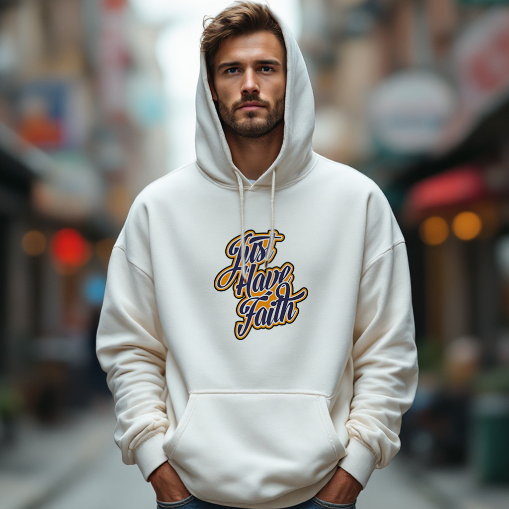 Nome do produto: Moletom Canguru Just Have Faith