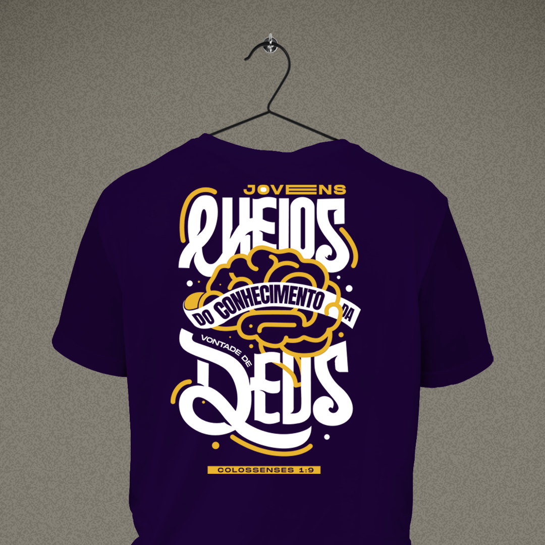 Nome do produto: Camiseta Jovens cheios do conhecimento 