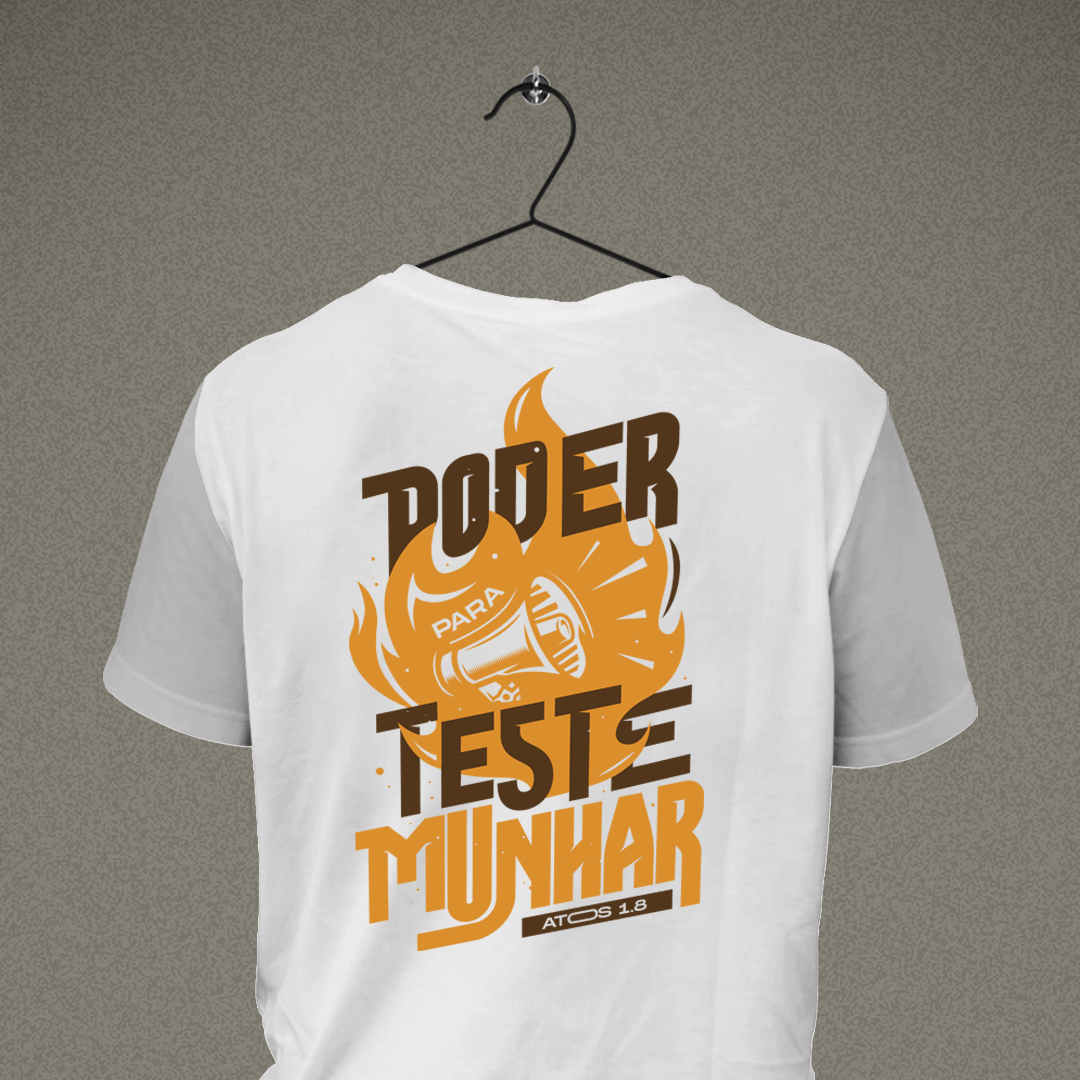 Nome do produto: Camiseta Poder para testemunhar