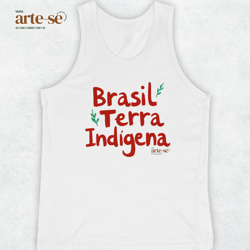 Camiseta Regata - Brasil Terra Indígena