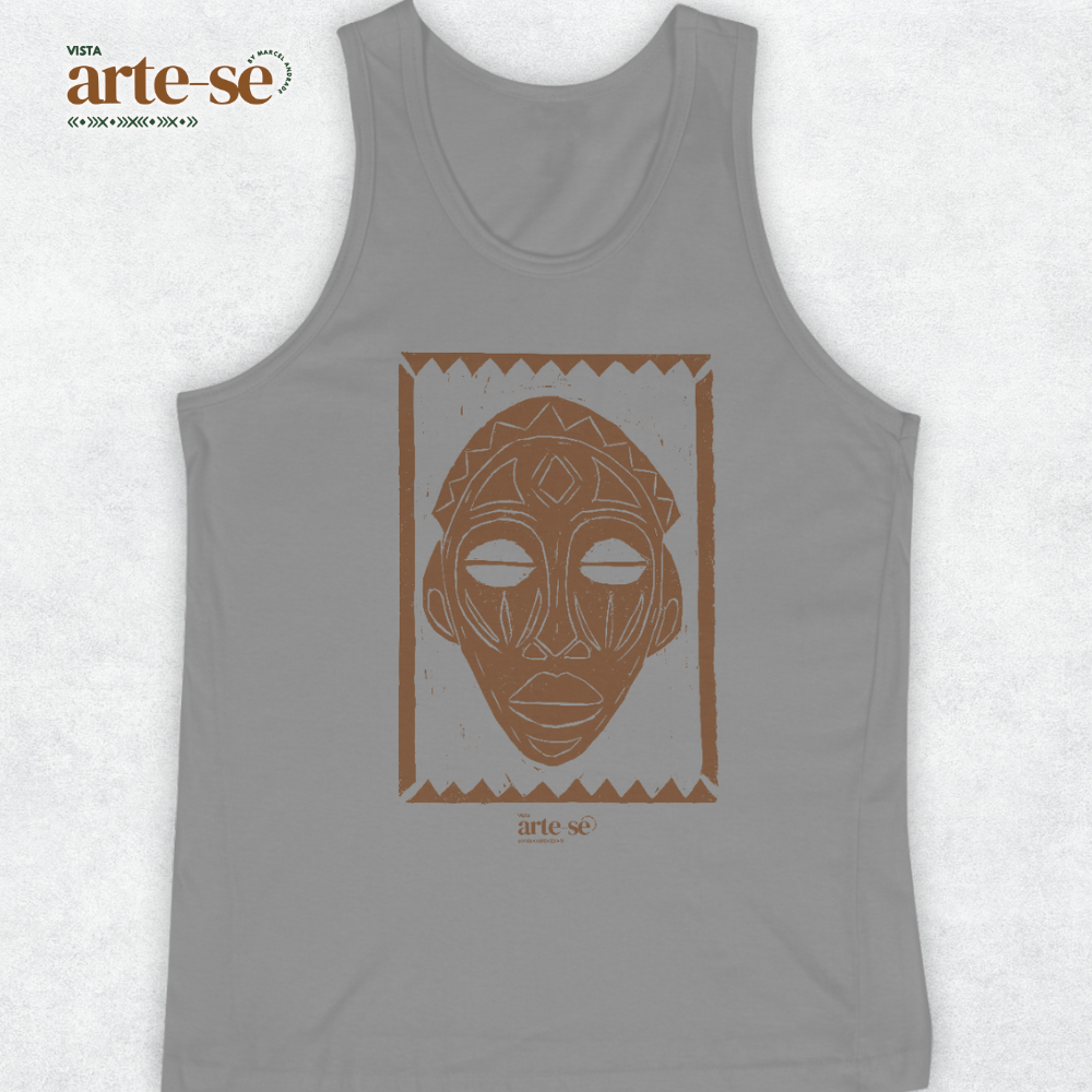 Camiseta Regata - Máscara Africana