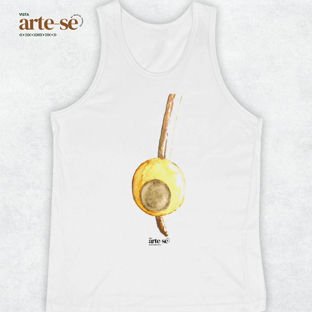 Camiseta Regata - Berimbau Aquarela