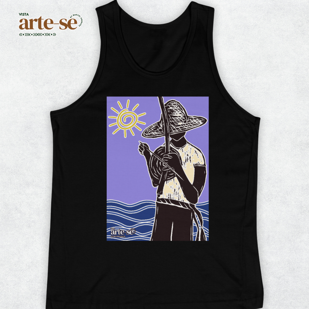 Camiseta Regata - Foi Na Beira Do Mar