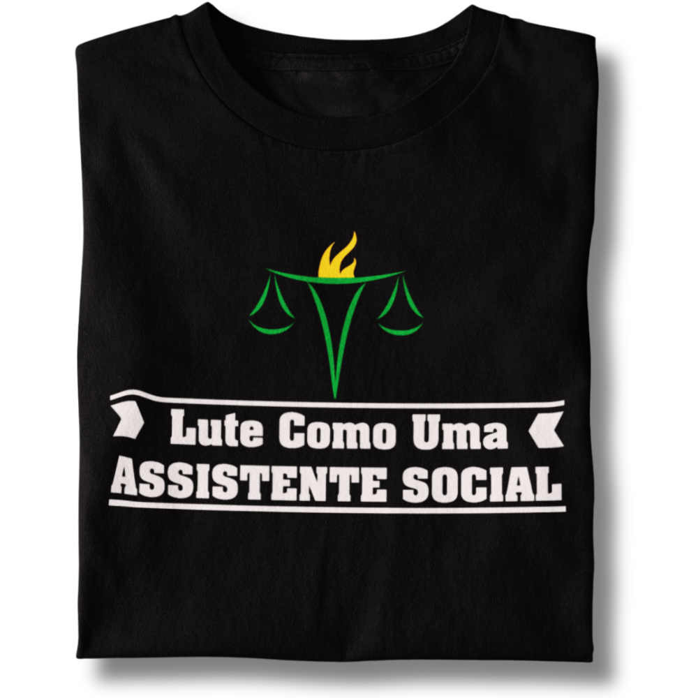 Camiseta Baby Long Lute Como Uma Assistente Social