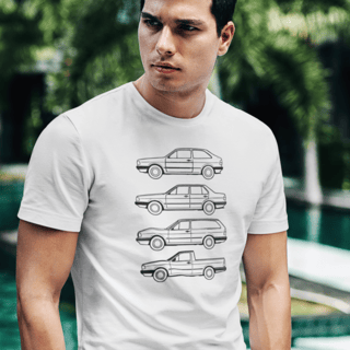Camiseta Familia VW Quadrados