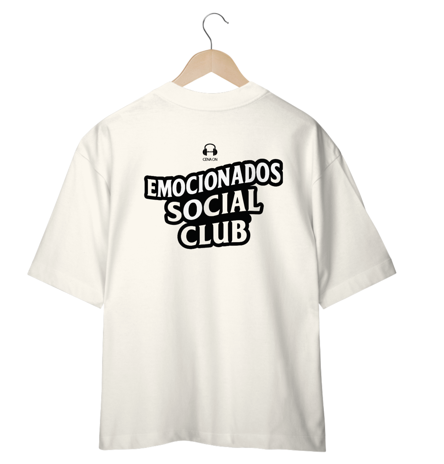 Camiseta Oversized - Cena ON Emocionados Social Club