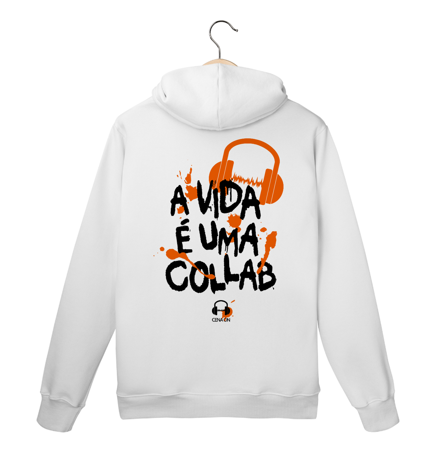 MOLETOM CANGURU - A VIDA É UMA COLLAB 