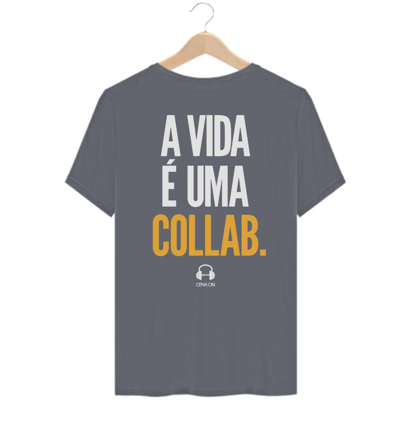 Camiseta Algodão Pima A vida é uma Collab