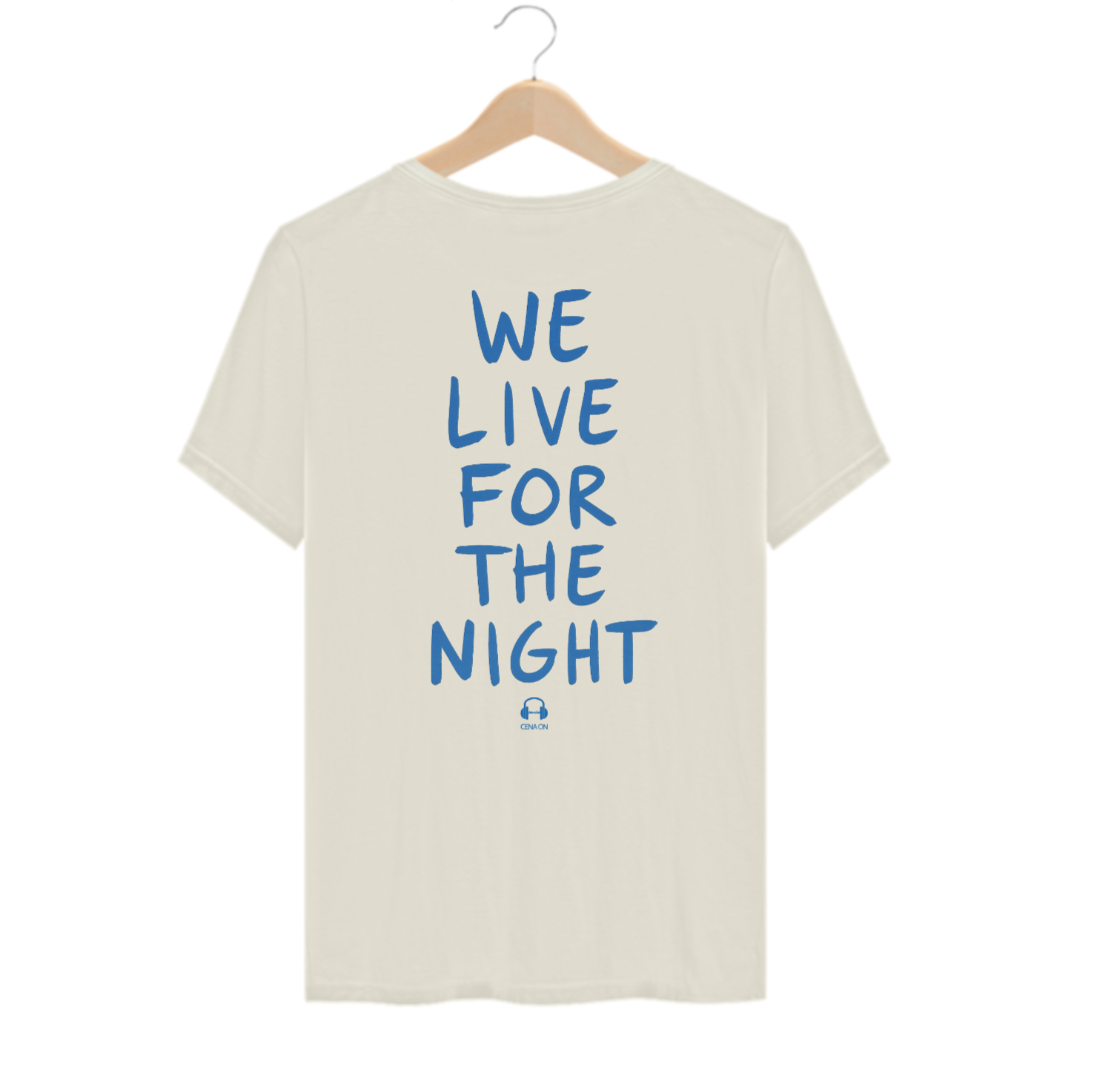 Camiseta Algodão Pima - We live for the night.