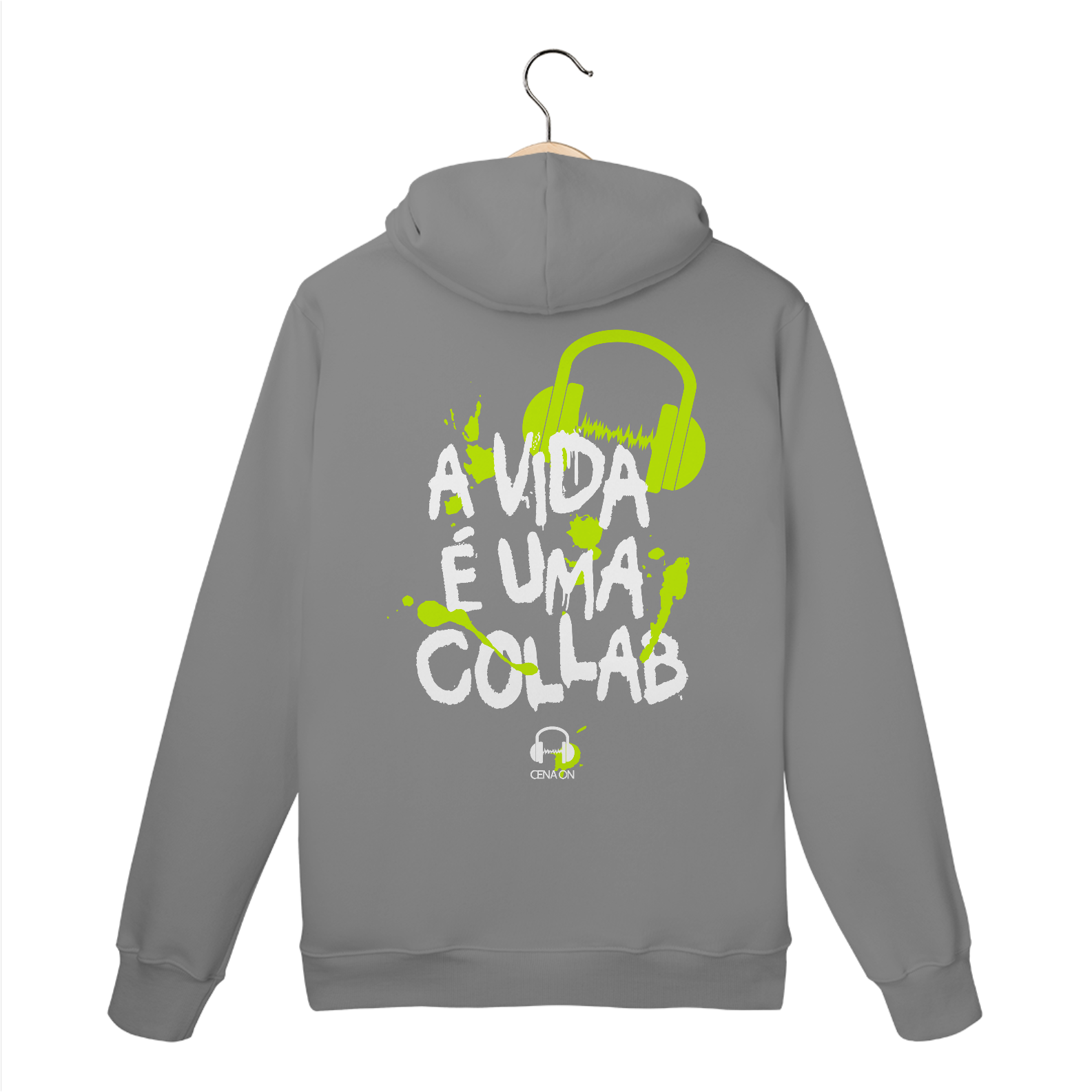 MOLETOM CANGURU - A VIDA É UMA COLLAB