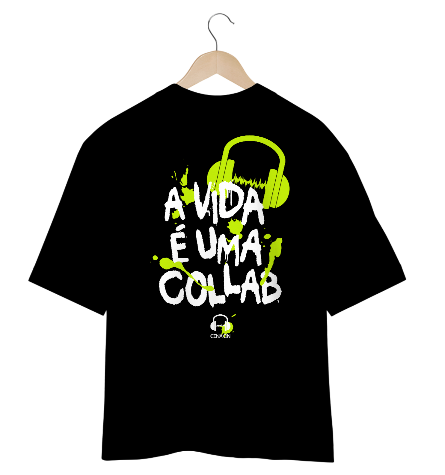 Camiseta Oversized - A vida é uma Collab