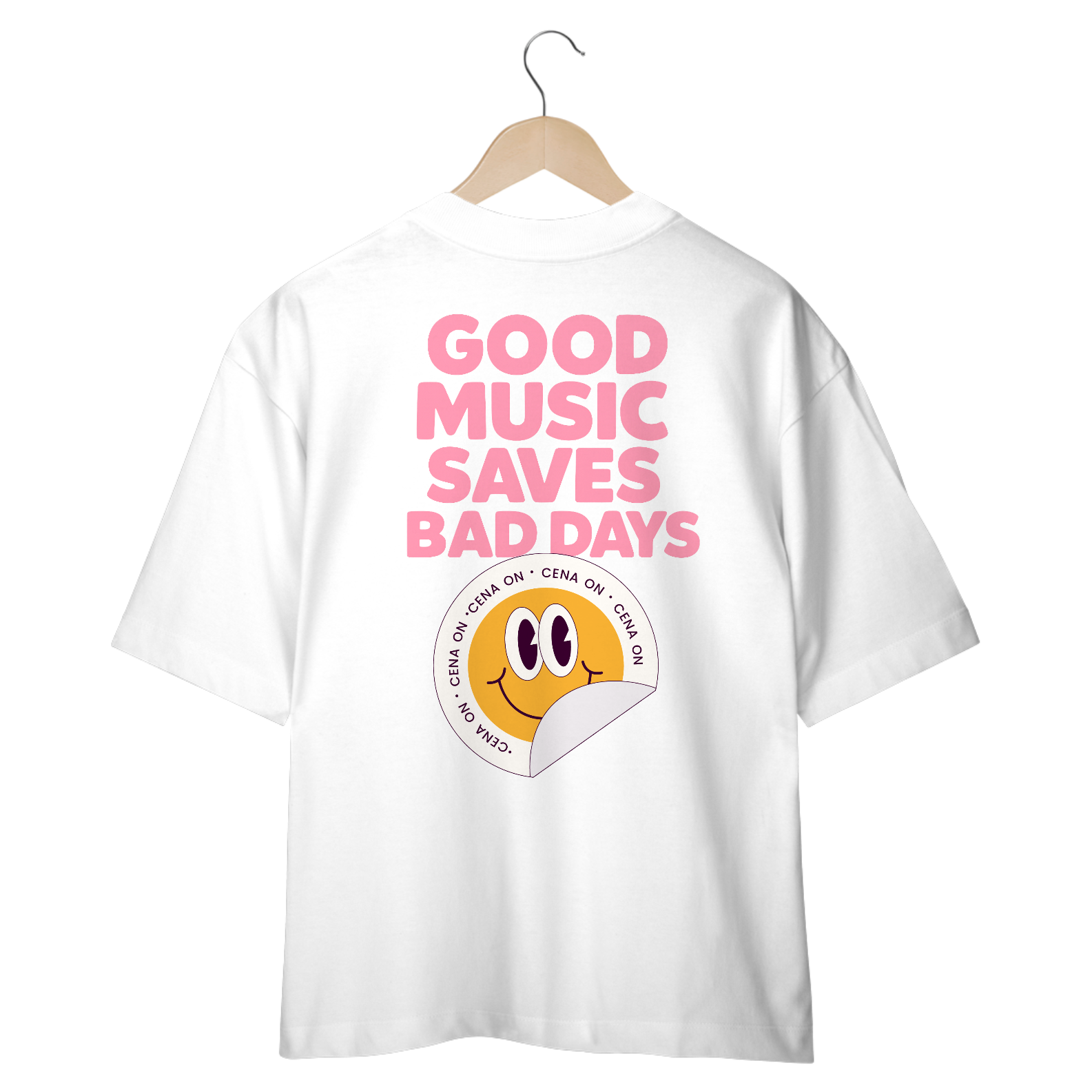 CAMISETA OVERSIZED - GOOD MUSIC