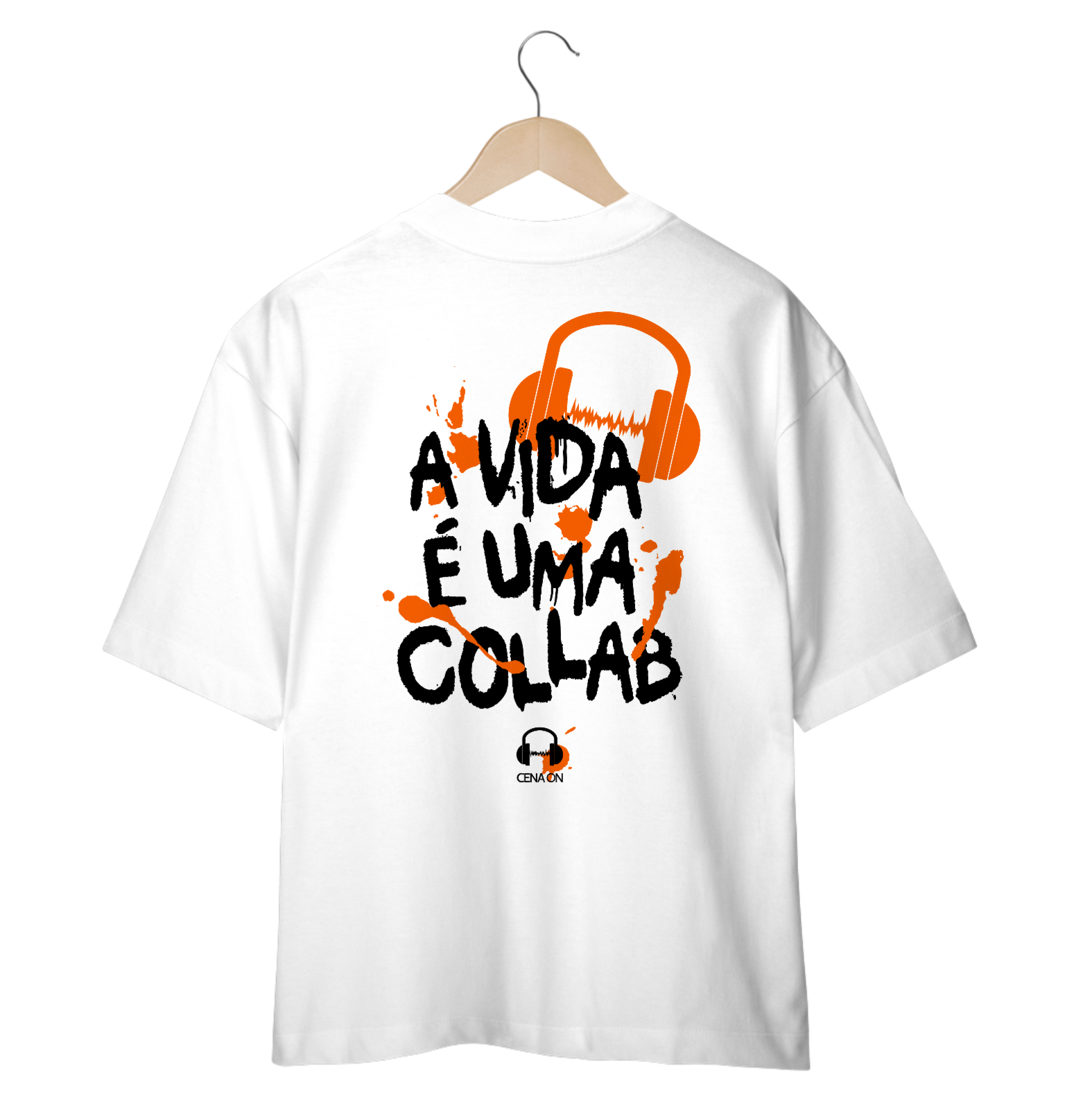 Camiseta Oversized - A vida é uma Collab