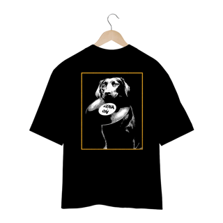 Camiseta Oversized Eu Amo Meu Cachorro