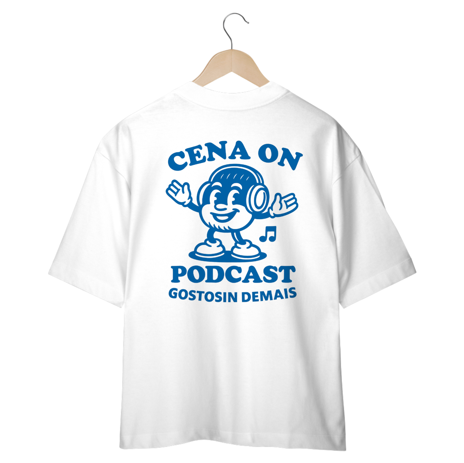 Camiseta Oversized - Podcast Gostosin Demais!