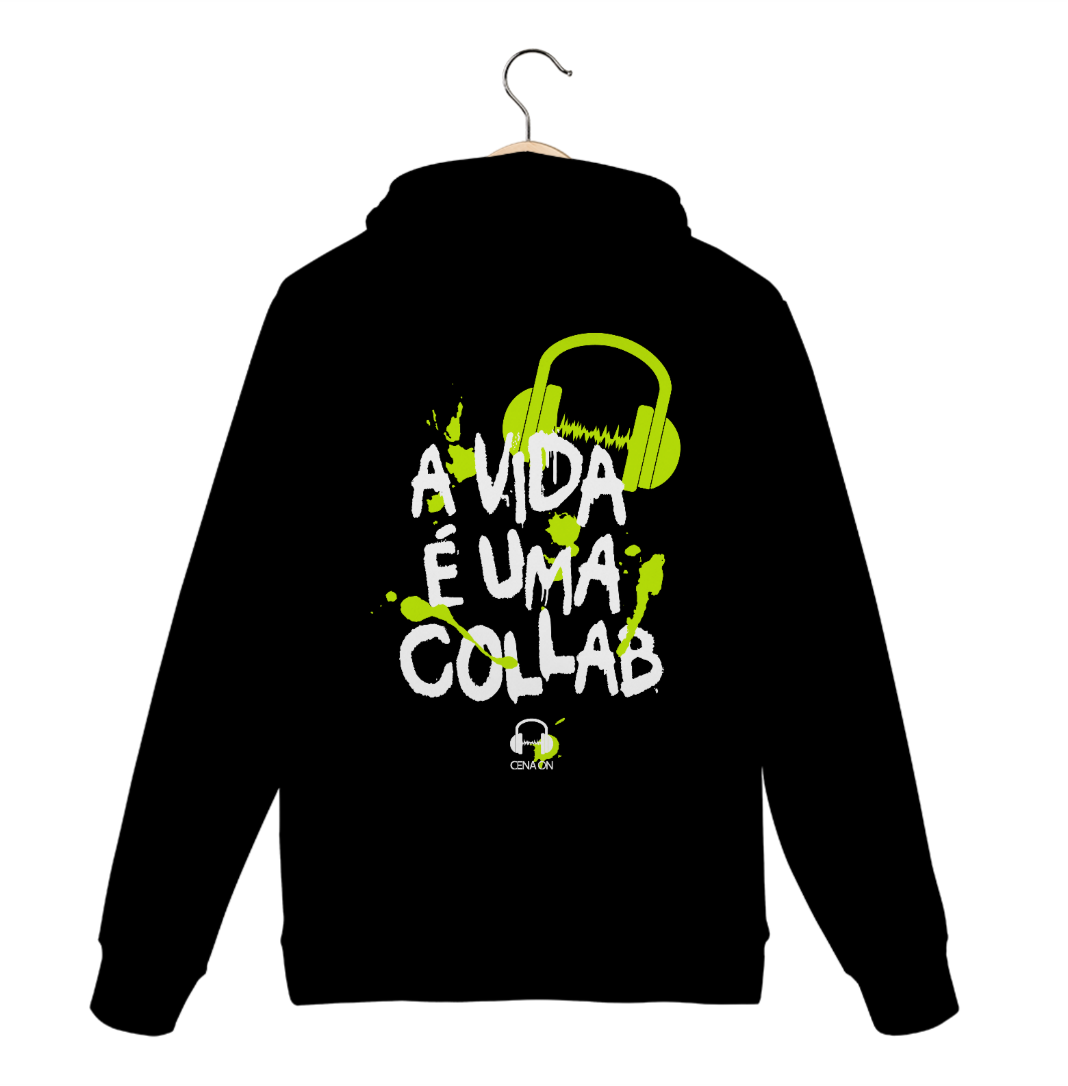 MOLETOM CANGURU - A VIDA É UMA COLLAB 