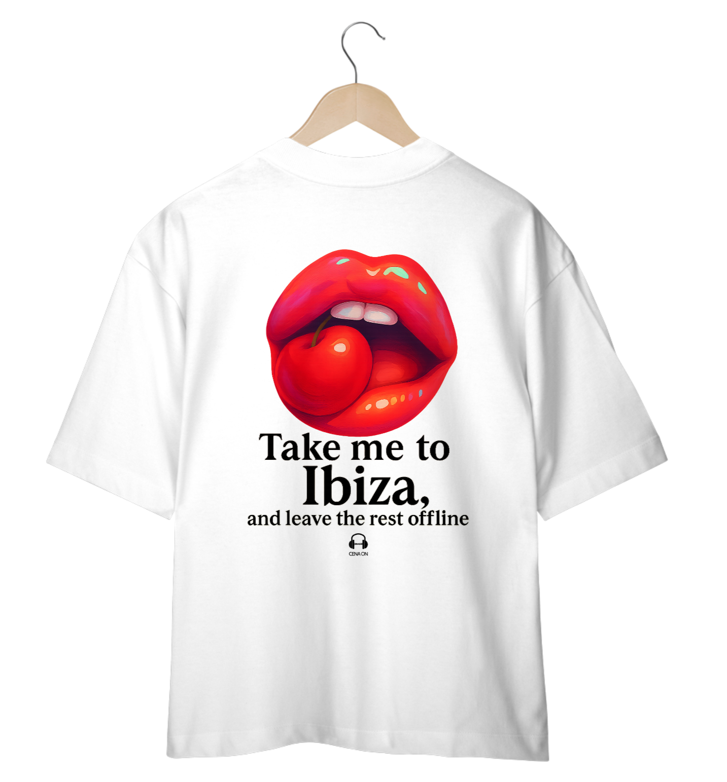 CAMISETA OVERSIZED - TAKE ME TO IBIZA....