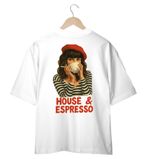 Camiseta Oversized - House e Espresso 