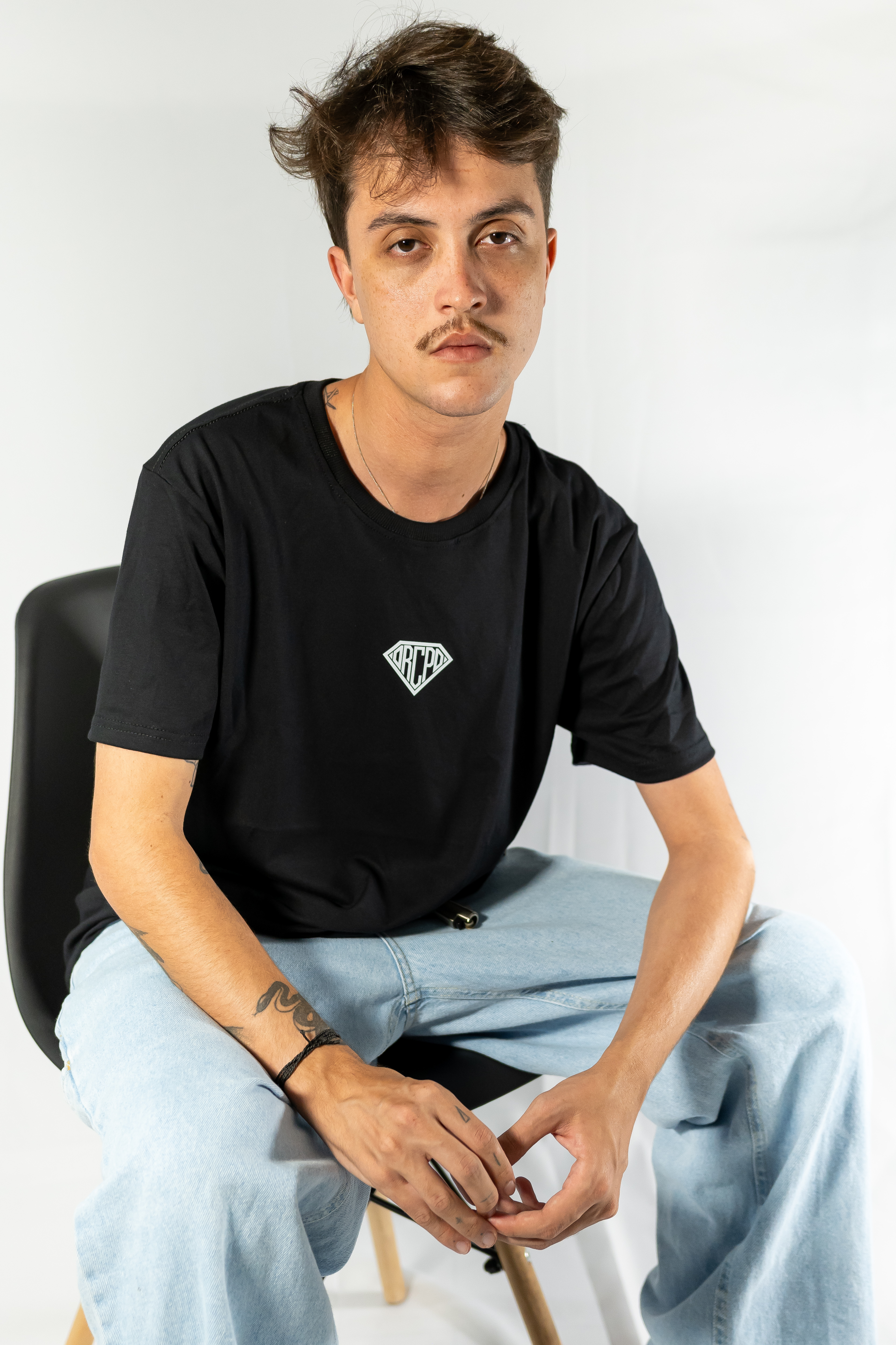 Nome do produto: Camiseta Daimond (estampa branca)