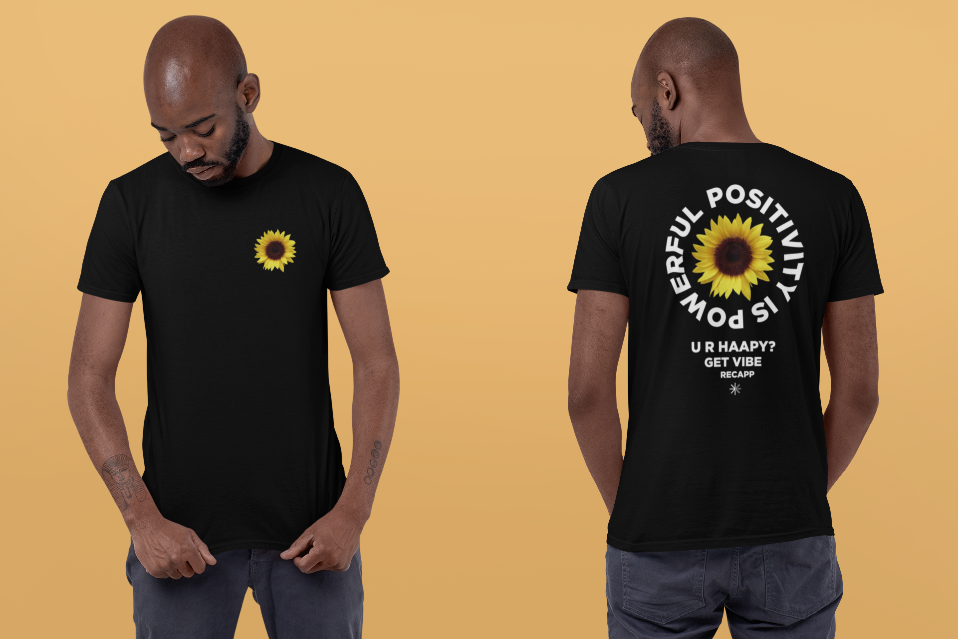 Nome do produto: Camiseta Get Vibes (escrita branca)