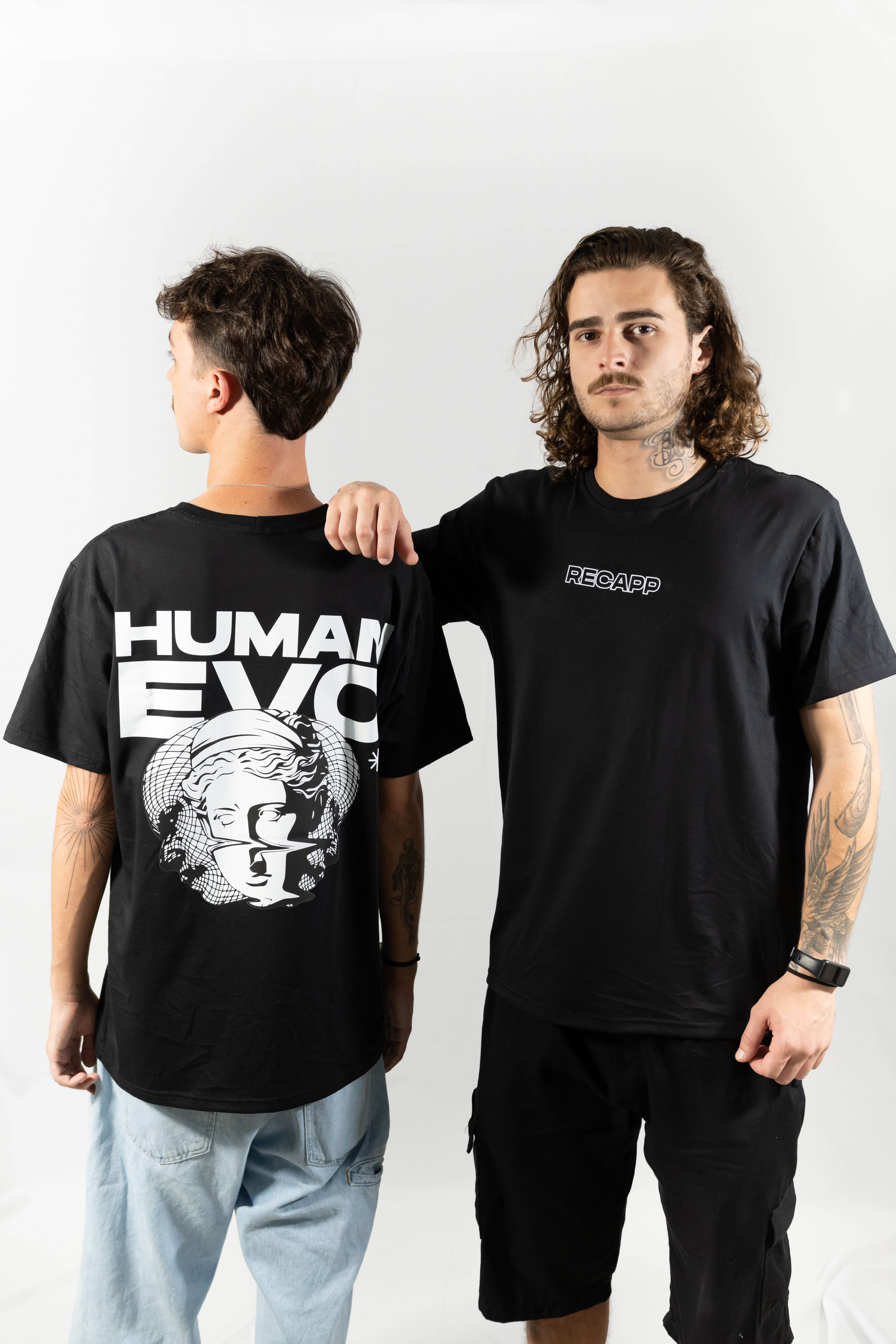 Nome do produto: Camiseta Human Evo (estampa branca)