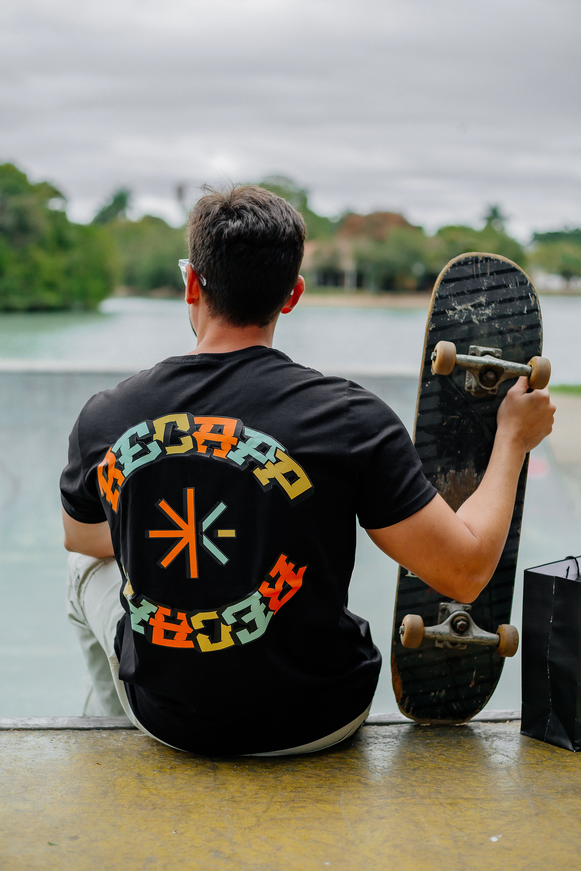 Nome do produto: Camiseta 80`s Grafite